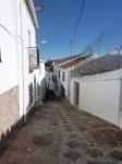 Calle tipico en pueblo andaluz 